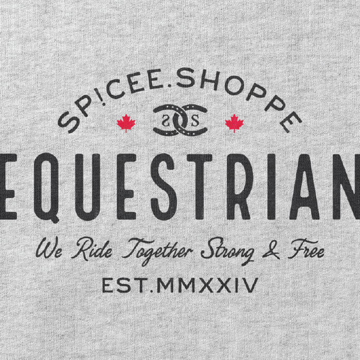 Vintage Equestrian | Ash | Hoodie