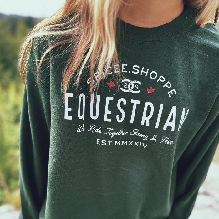 Vintage Equestrian| Forest Green | Sweatshirt