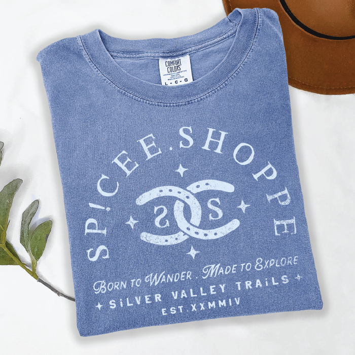SPICEE Vintage Logo | Blue Jean | Tee Shirt