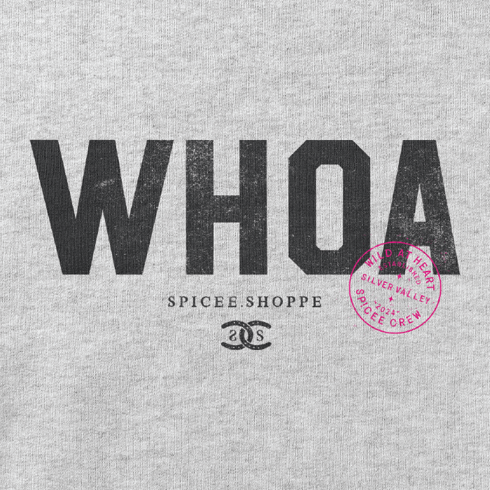 WHOA | Ash Grey | Hoodie