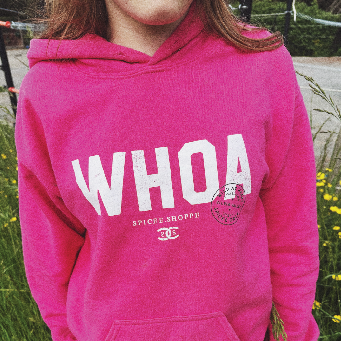 WHOA | Bright Pink | Hoodie