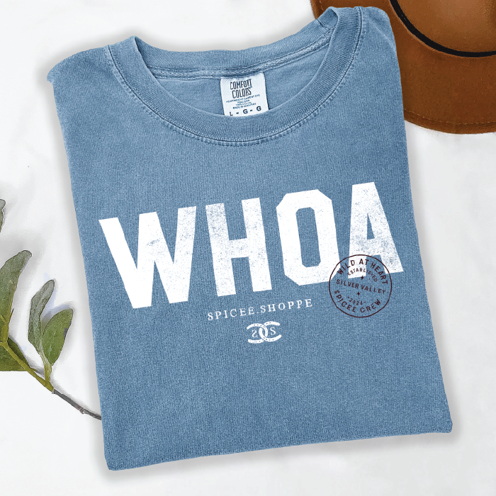 Whoa | Ice Blue | Tee Shirt