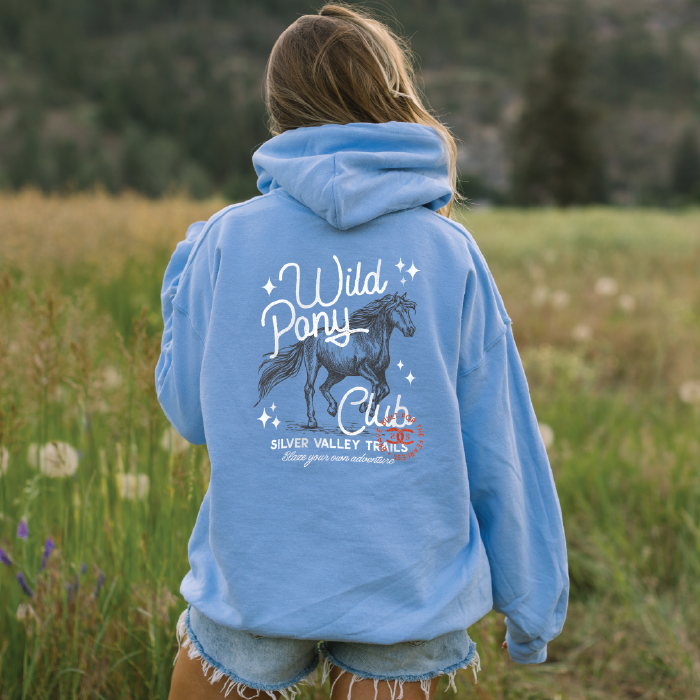 Wild Pony Club | Light Blue | Hoodie