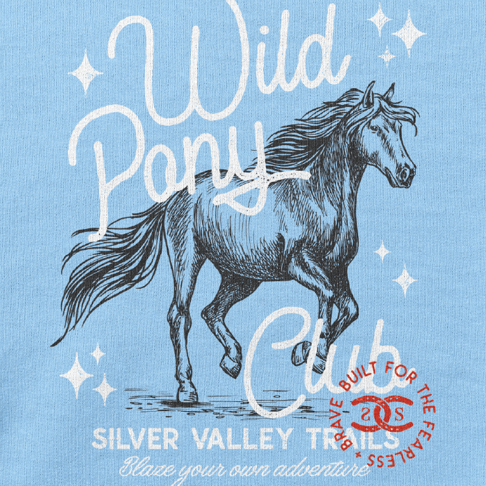Wild Pony Club | Light Blue | Hoodie