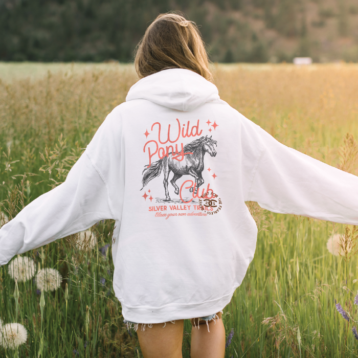 Wild Pony Club | White | Hoodie