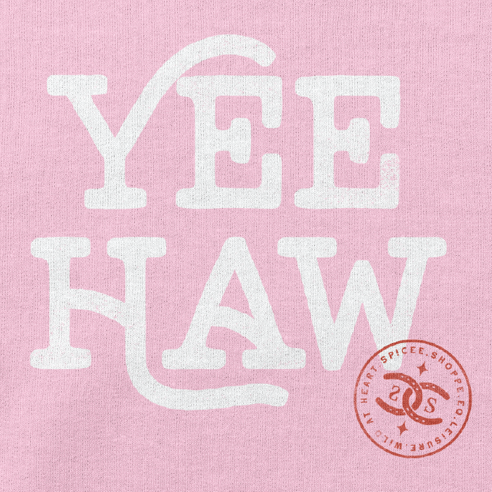Yee-Haw | Light Pink | Hoodie