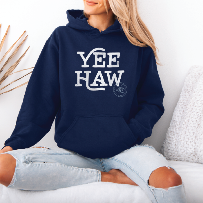 Yee-Haw | Navy Blue | Hoodie