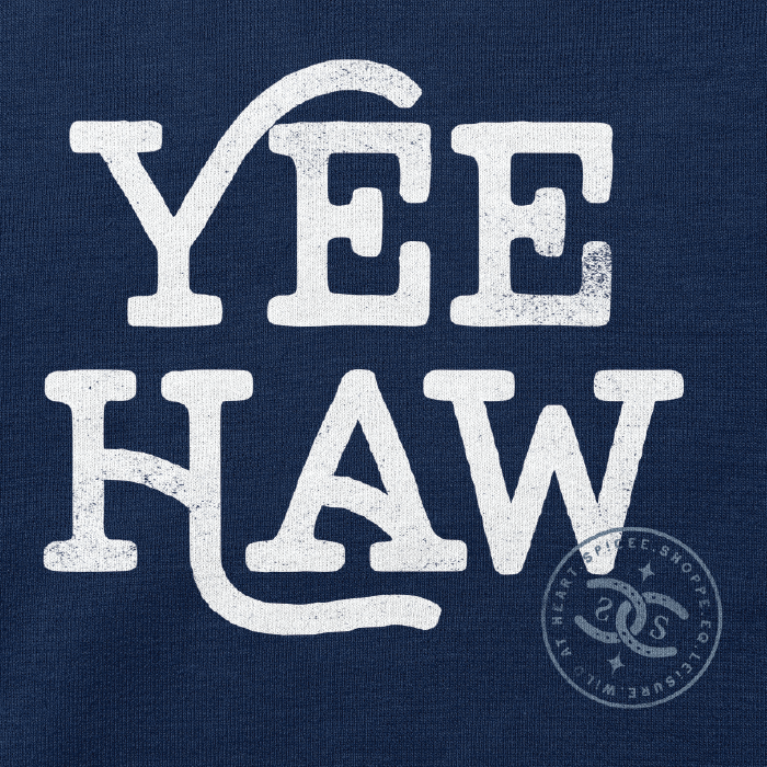 Yee-Haw | Navy Blue | Hoodie