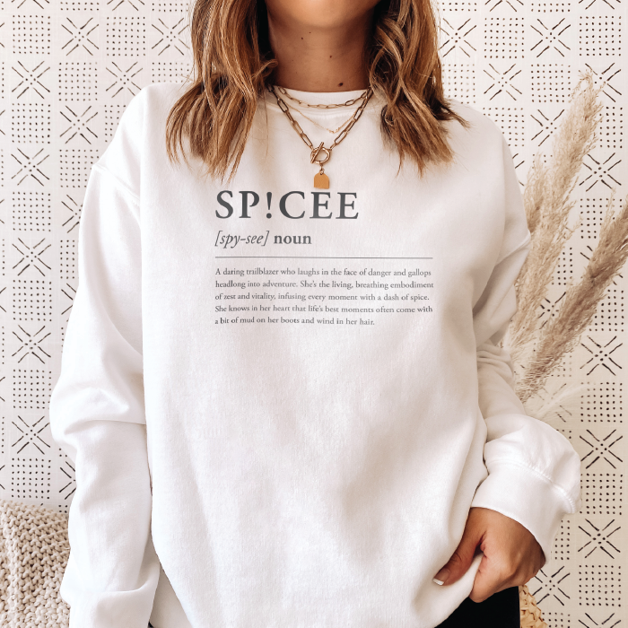 SP!CEE Definition | White | Sweatshirt