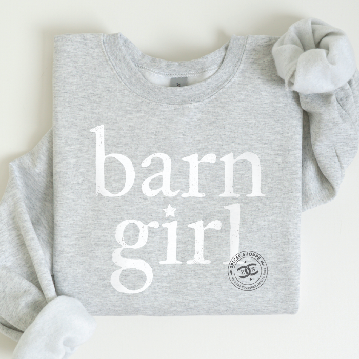 Barn Girl | Ash Grey | Sweatshirt