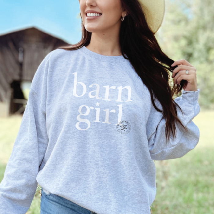 Barn Girl | Ash Grey | Sweatshirt