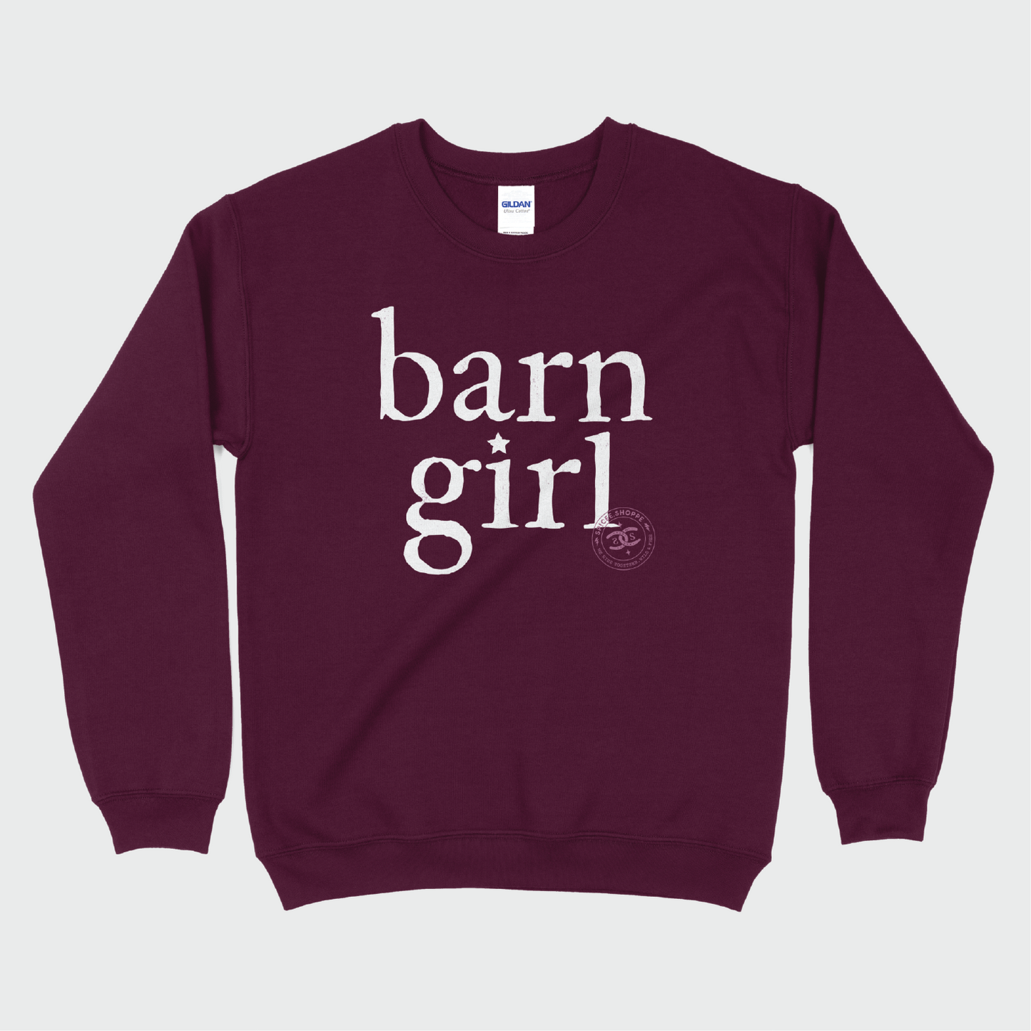 Barn Girl | Maroon | Sweatshirt