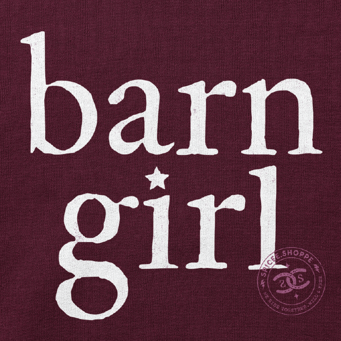 Barn Girl | Maroon | Sweatshirt