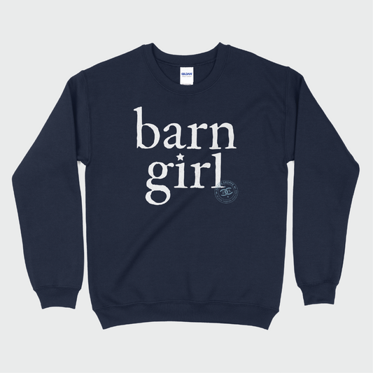 Barn Girl | Navy Blue | Sweatshirt