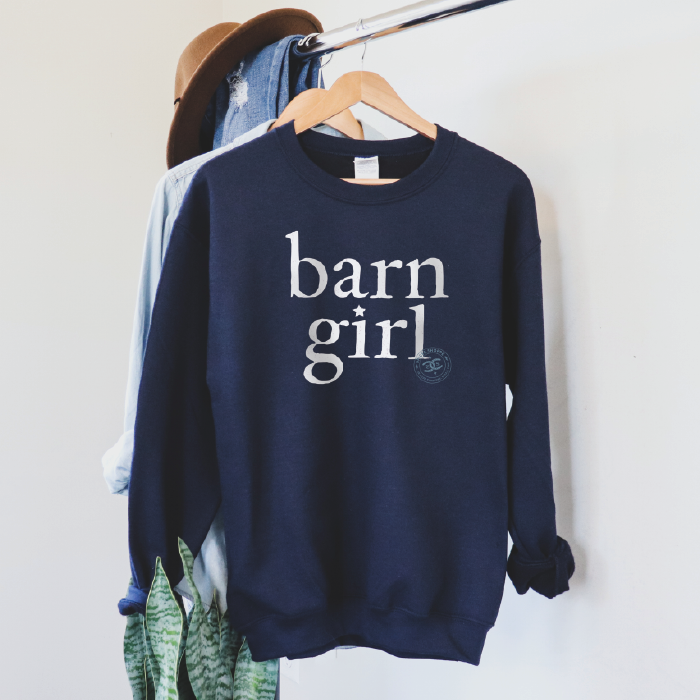 Barn Girl | Navy Blue | Sweatshirt