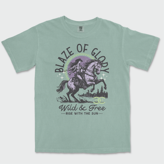 Blaze Of Glory | Tee Shirt | Bay Green