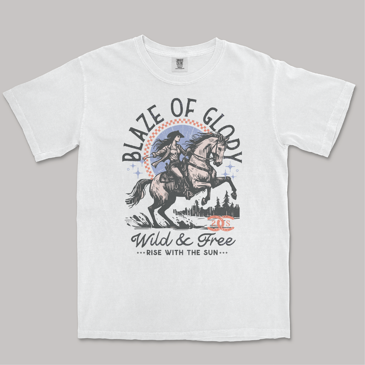 Blaze Of Glory | Tee Shirt | White