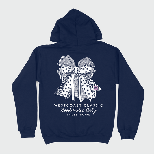 Bows & Spice | Navy Blue | Hoodie
