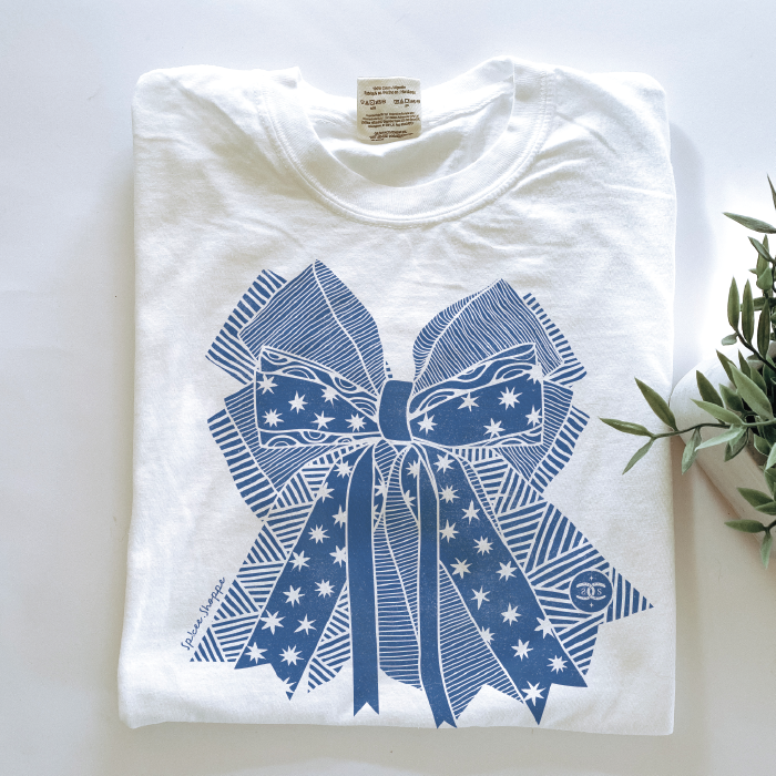 Bows & Spice | White | Tee Shirt