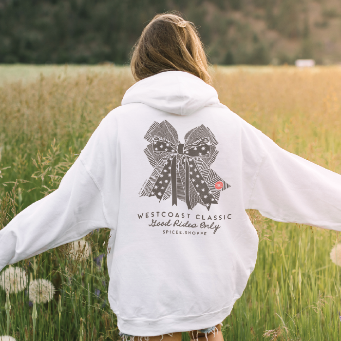 Bows & Spice | White | Hoodie