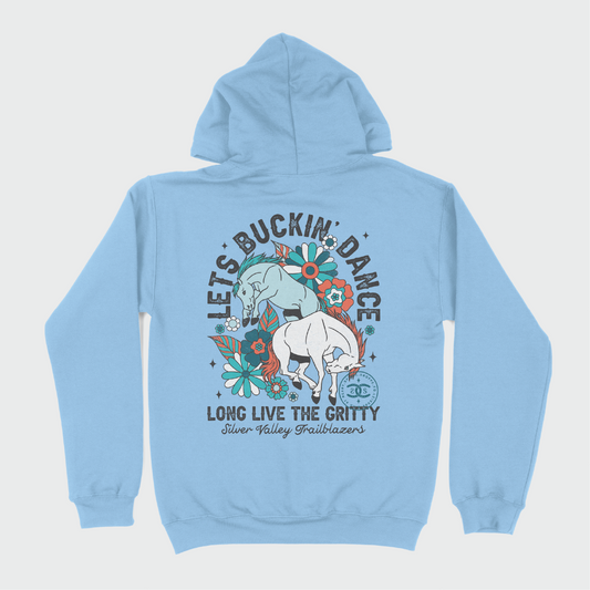 Lets Buckin' Dance | Light Blue | Hoodie
