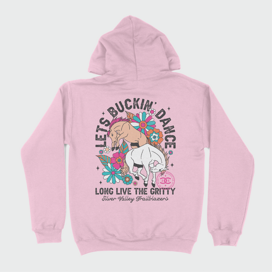 Lets Buckin' Dance | Light Pink | Hoodie