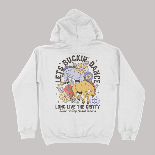 Lets Buckin' Dance | White | Hoodie