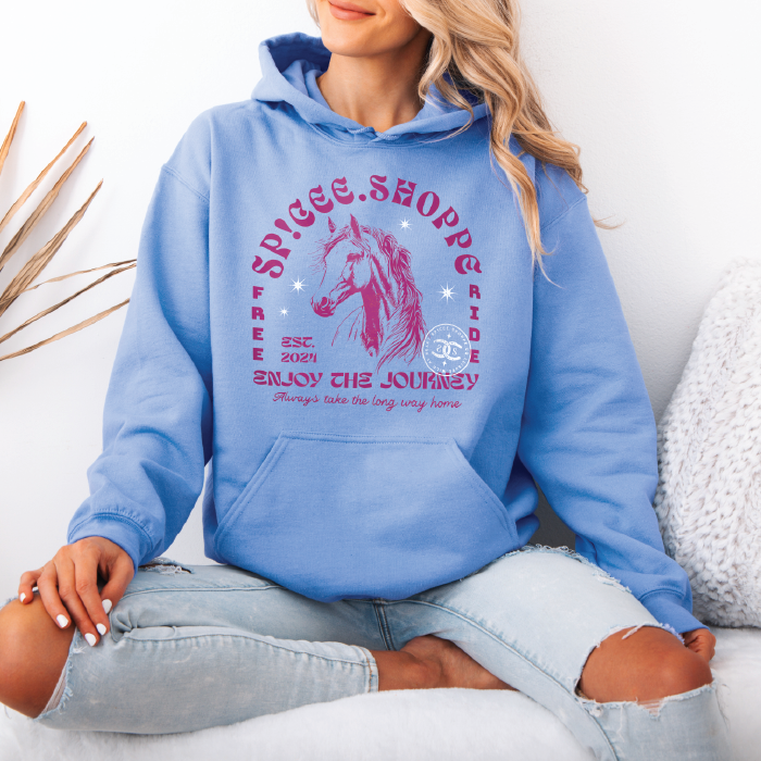 Enjoy The Journey | Carolina Blue | Hoodie
