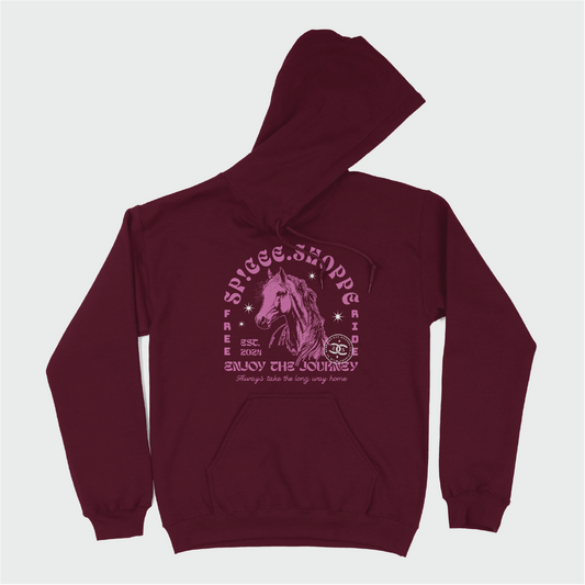 Enjoy The Journey | Maroon | Hoodie