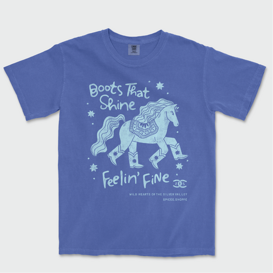 Feelin' Fine | Flo Blue | Tee Shirt