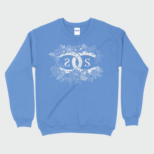 SPICEE Floral Logo | Carolina Blue | Sweatshirt