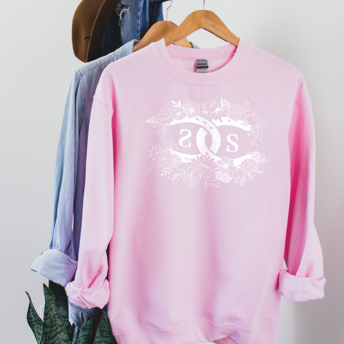 SP!CEE Floral Logo | Pink | Sweatshirt
