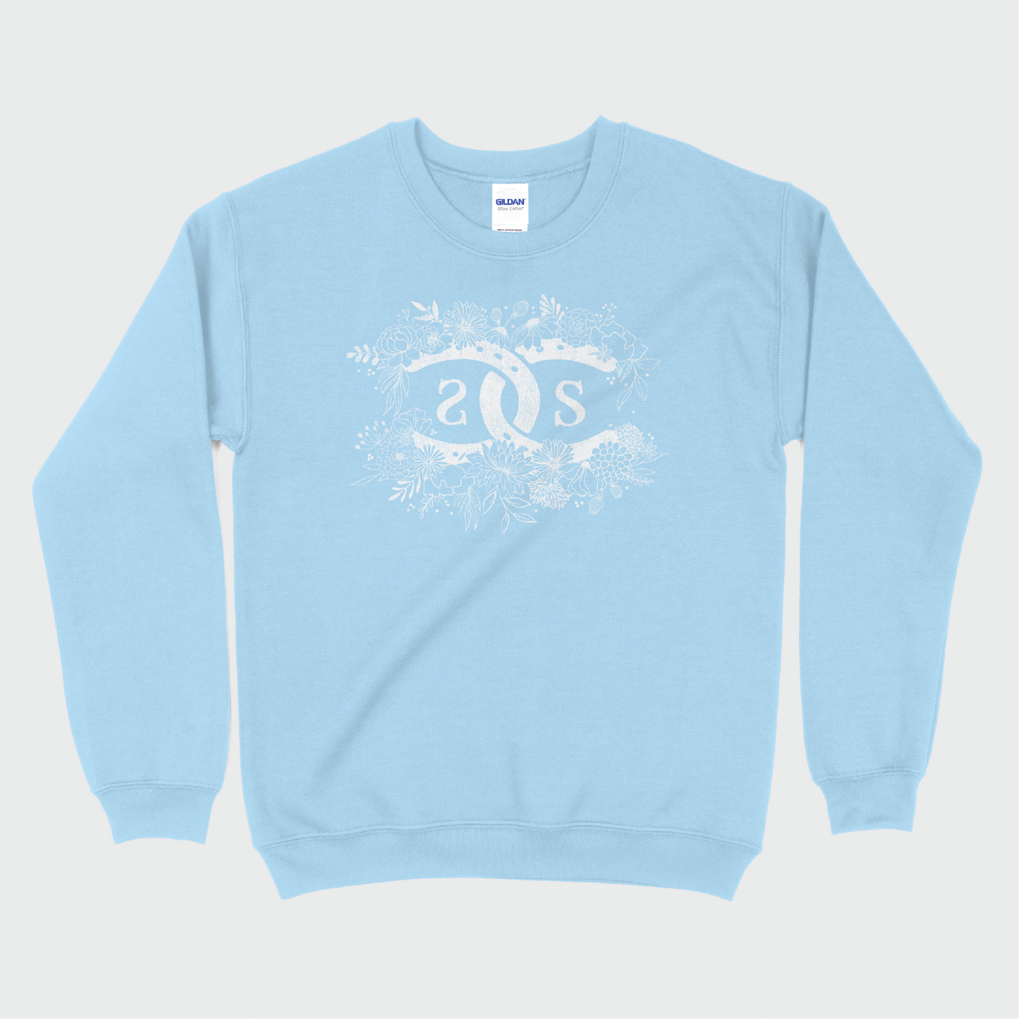 SP!CEE Floral Logo | Light Blue | Sweatshirt