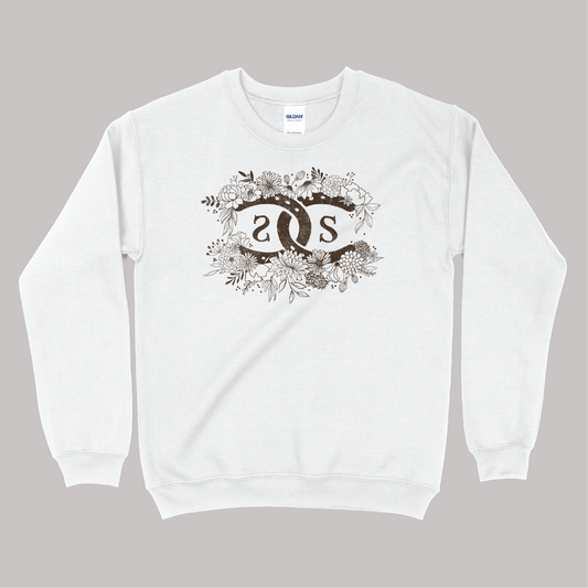 SPICEE Floral Logo | White | Sweatshirt