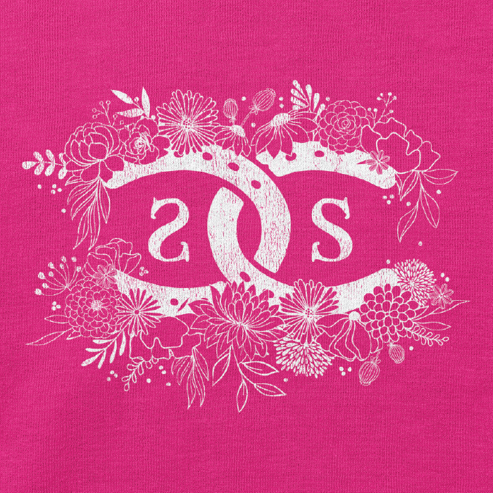 SP!CEE Floral Logo | Bright Pink | Hoodie