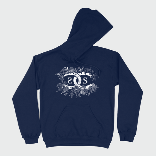 SP!CEE Floral Logo | Navy Blue | Hoodie