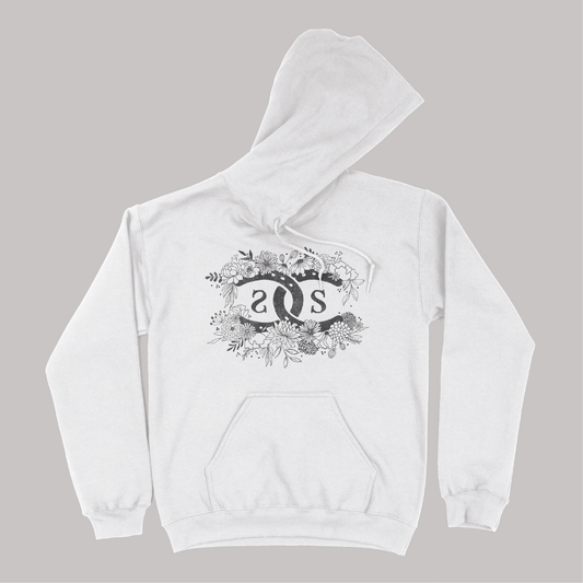 SP!CEE Floral Logo | White | Hoodie