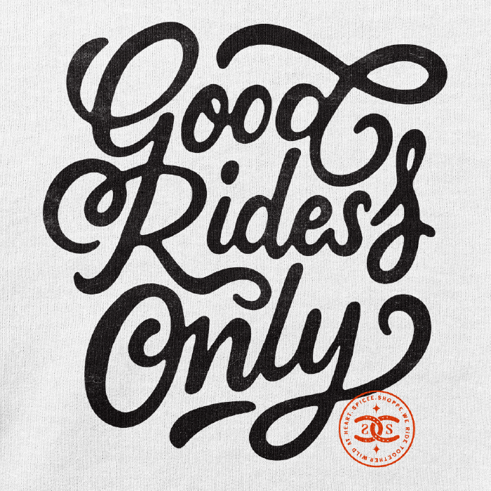 Good Rides Only | White | Sweatshirt