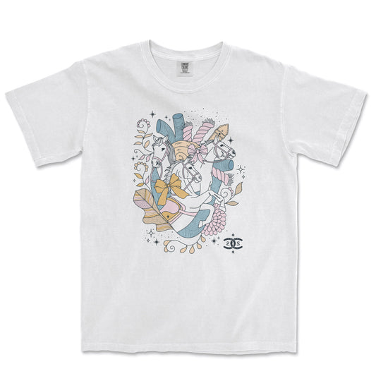 Heart Horse | White | Tee Shirt