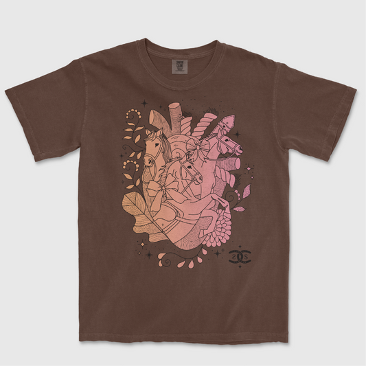 Heart Horse | Espresso | Tee Shirt