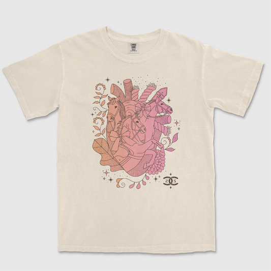 Heart Horse | Ivory | Tee Shirt