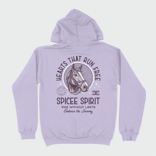 Hearts That Run Free | Orchid | Hoodie