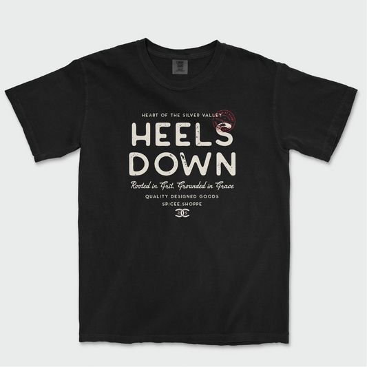 Heels Down | Black | Tee Shirt