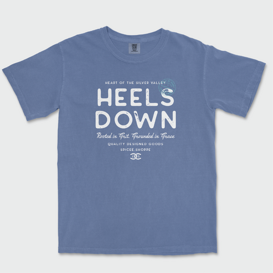 Heels Down | Blue Jean | Tee Shirt