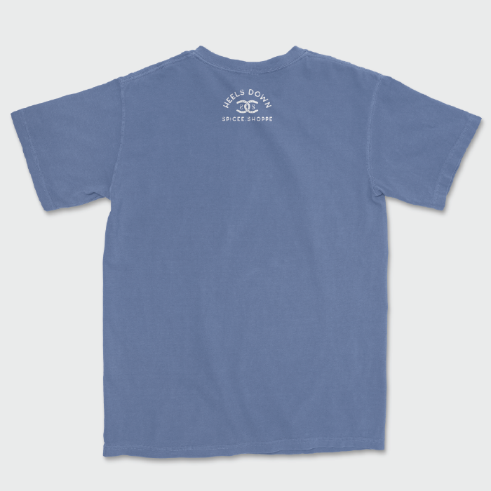 Heels Down | Blue Jean | Tee Shirt