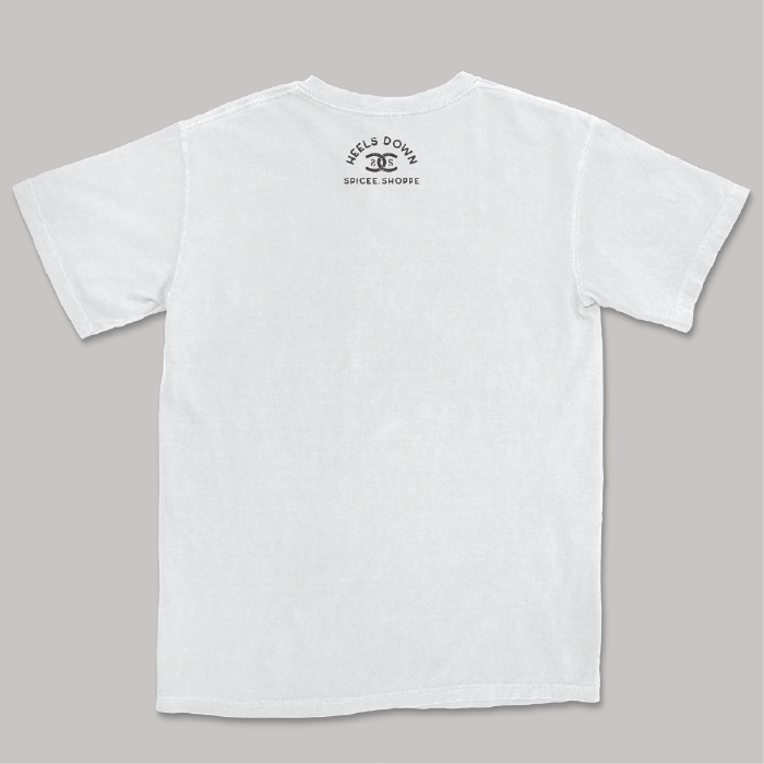 Heels Down | White | Tee Shirt