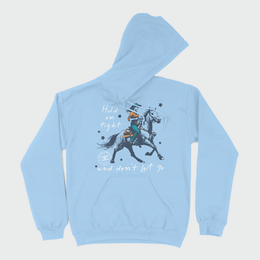 Hold On Tight | Light Blue | Hoodie