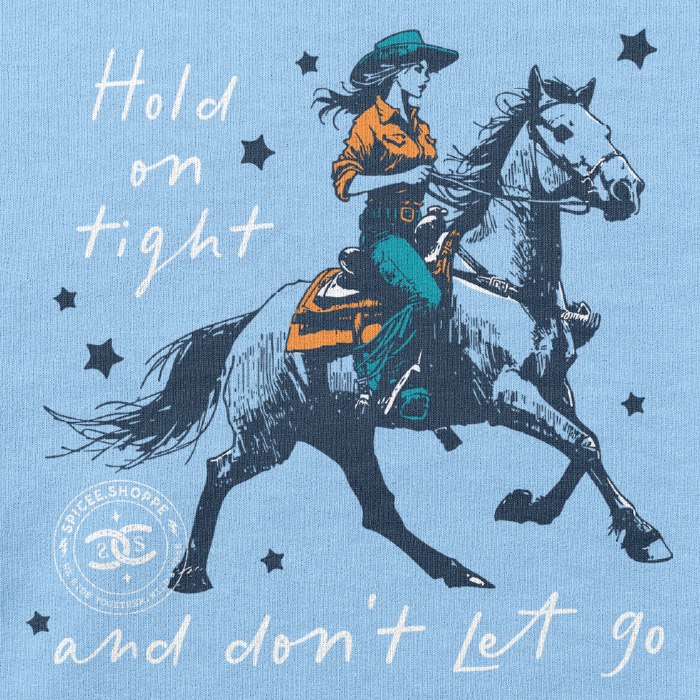 Hold On Tight | Light Blue | Hoodie