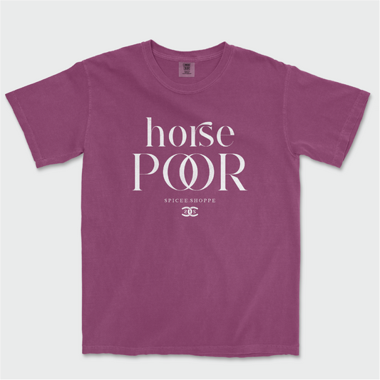 Horse Poor | Berry | Tee Shirt