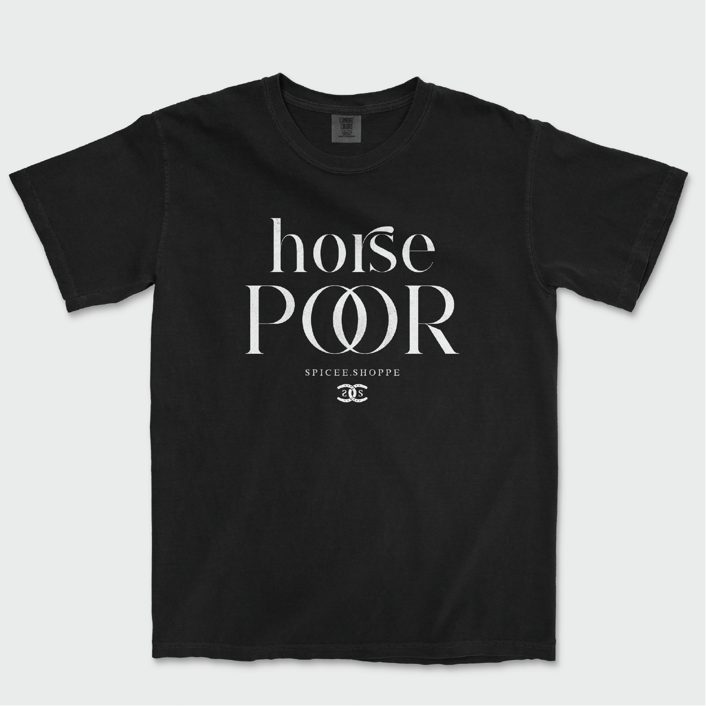 Horse Poor | Black | Tee Shirt